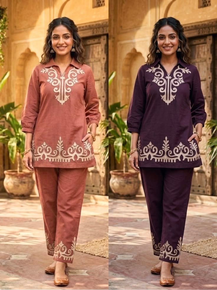 Classic Multicolor Patchwork Suit